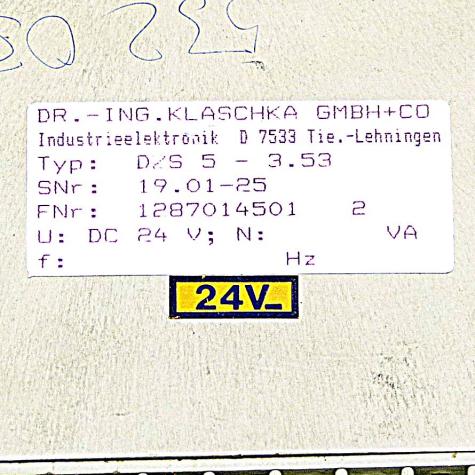 Counter Control Unit 1287014501 Used