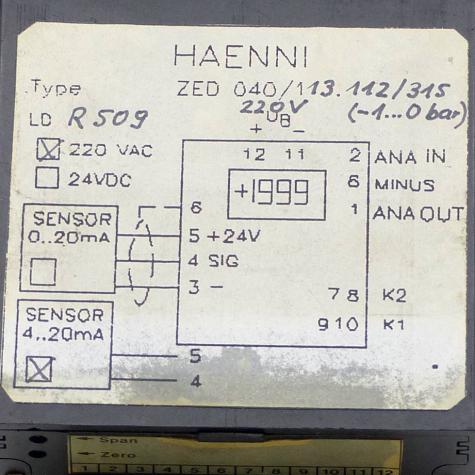 Pressure Gauge  Used