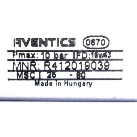 Minislide MSC-DA-025-0080-HG-HM-02-M-S-0-0-ACC Used