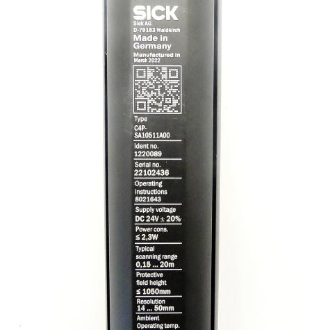 Sicherheitslichtvorhang C4P-SA10511A00 C4PSA10511A00 Gebraucht