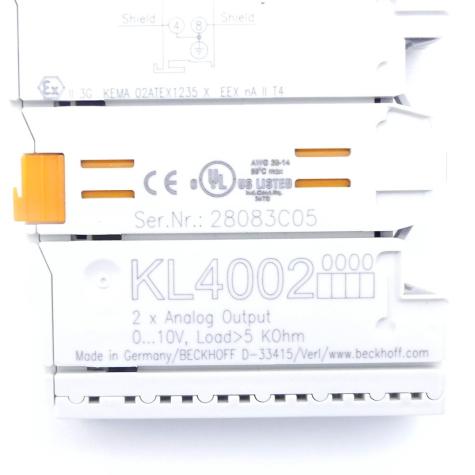 Analog output Terminal  
