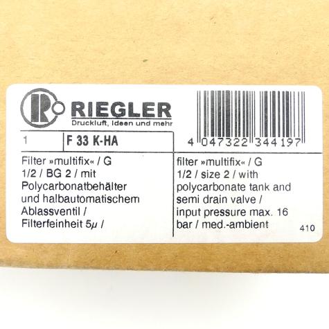 Filter "multifix"  New FS