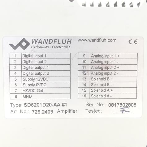 Digital amplifier module SD6201 D20-AA New FS