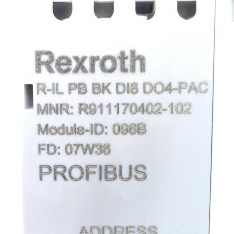 Profibus coupler R-IL PB BK DI8 DO4-PAC Used
