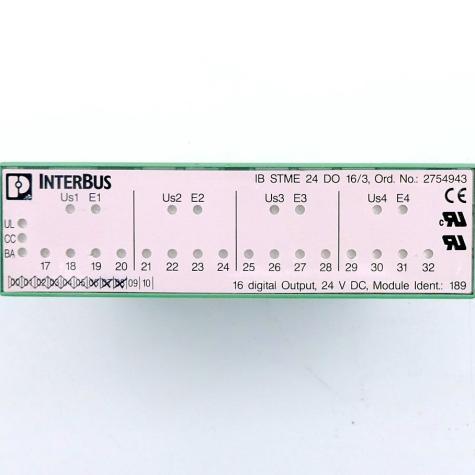 Digitaleausgangsklemme IB STME 24 DO 16/3 Gebraucht