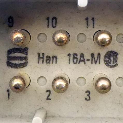 Pin contact insert Han 16A-M Han 16A-M  New