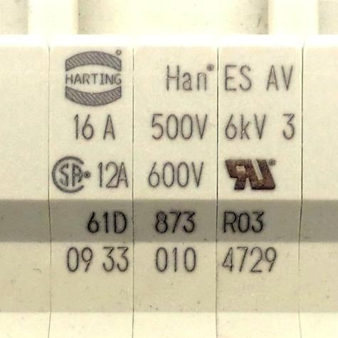 Connection distributor Han ES AV Han ES AV  New