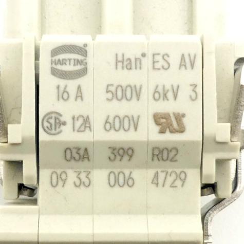 Connection distributor on the left Han ES AV New