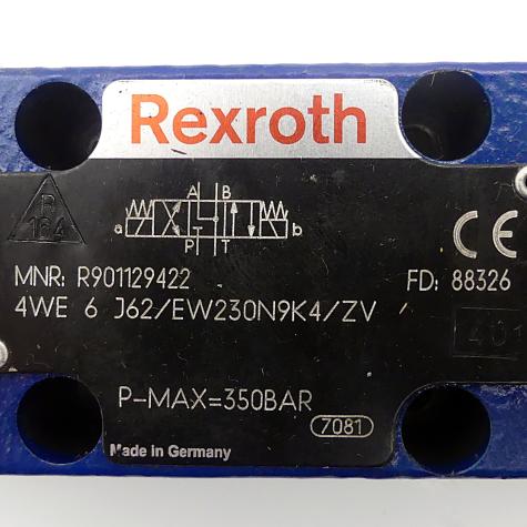 Directional valve 4WE 6 J62/EW230N9K4/ZV New