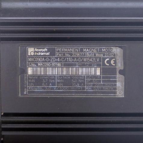 Permanent Magnet Motor MAC090-80146 New