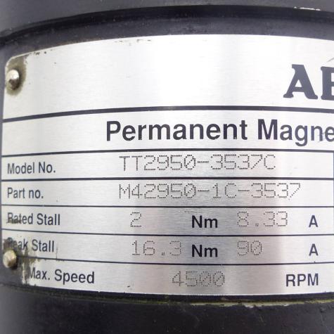 Permanent Magnet DC Servo Motor  Used