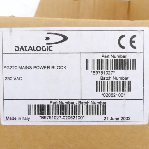PG220 Mains Power Block 230 VAC BFL 25 412/P New FS