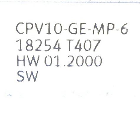 Elektrik-Anschaltung CPV10-GE-MP-6 18254 Gebraucht