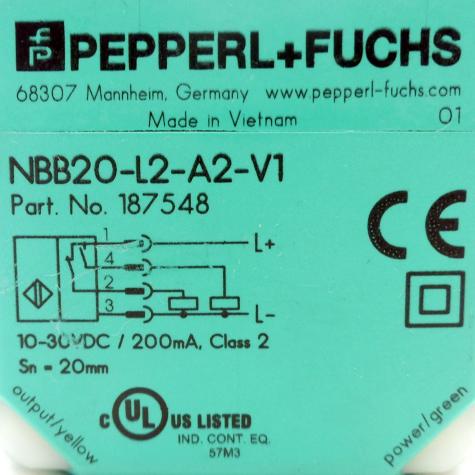 Induktiver Sensor NBB20-L2-A2-V1  Neu
