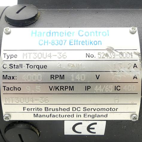 Ferrite brushed DC servomotor  Refurbished