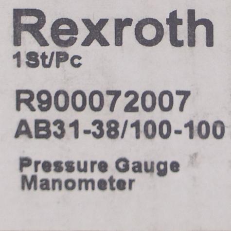 Pressure Gauge AB31-38/100-100  New FS