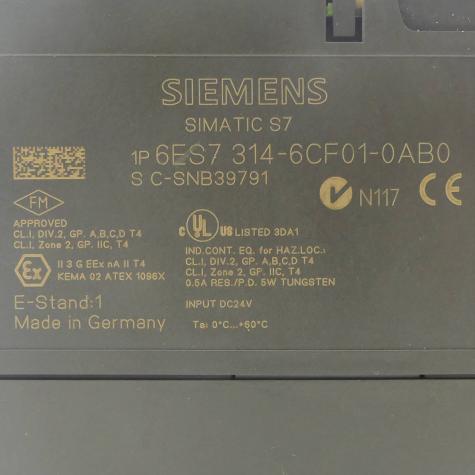 CPU 314C-2 DP KOMPAKT CPU MIT MPI  Used