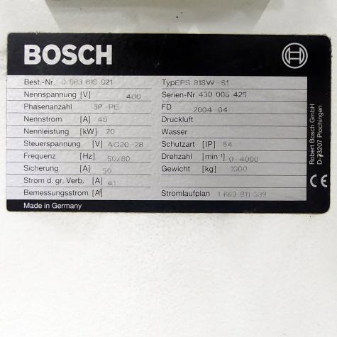 Injection pump test bench EPS 818W-S1  Used