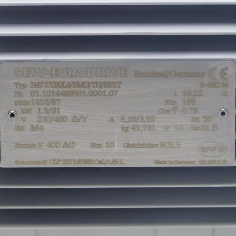 Getriebemotor R47 DT90L4/BMG/TH/ES1T  Neu