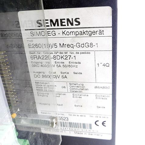 SIMOREG Converter E260  New FS