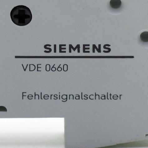 Error signal switch VDE 0660 New