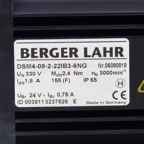 AC-Servomotor mit Bremse DSM4-09-2-22IB3-6NG-330V-NTC 
