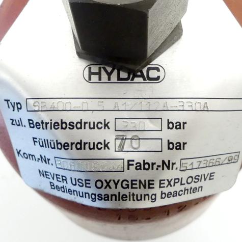 Bladder accumulator  Used