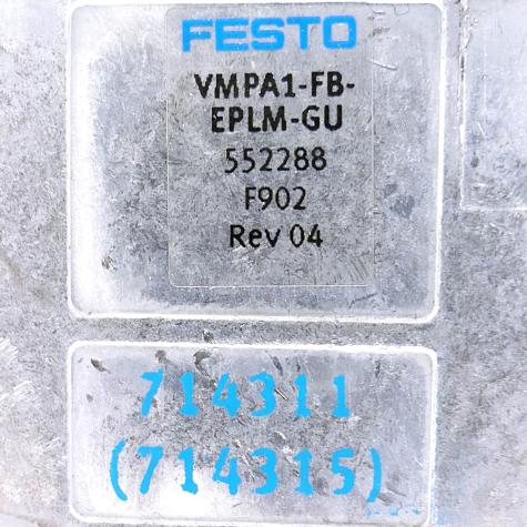 Endplatte VMPA-FB-EPLM-GU, 552288 Neu