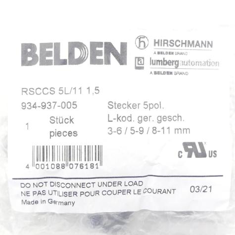 Stecker 934-937-005 Neu OVP