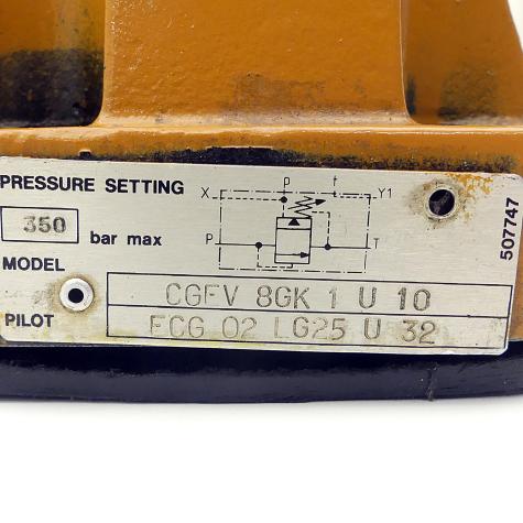 Proportional pressure cable valve  Used