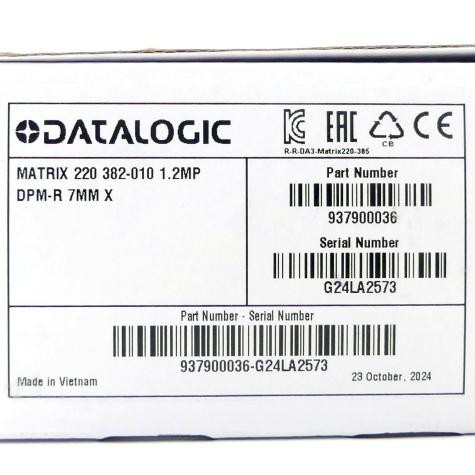 Barcodelesegerät MATRIX 220 382-010 1.2MP DPM-R 7MM X Neu OVP