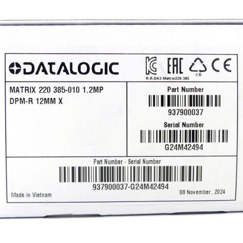 Barcodelesegerät MATRIX 220 385-010 1.2MP DPM-R 12MM X Neu OVP