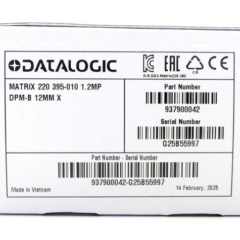 Barcodelesegerät MATRIX 220 395-010 1.2MP DPM-B 12MM X Neu OVP