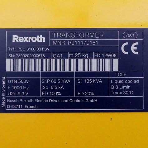 Transformer PSG3100.00PSV R911.170.161  Gebraucht