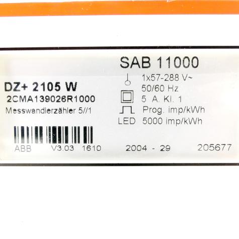 Messwandlerzähler 5//1 2CMA139026R1000 Gebraucht