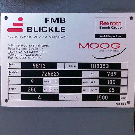 Hydraulikaggregat 58113  Gebraucht