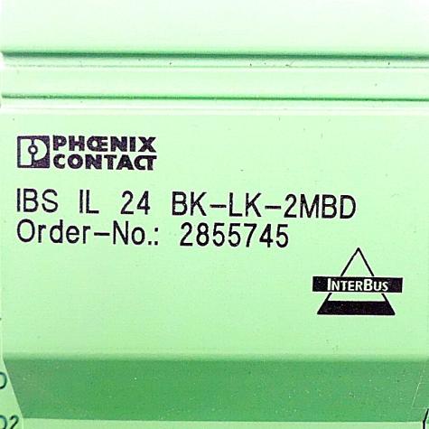 Bus coupler IBS IL 24 BK-LK-2MBD Used
