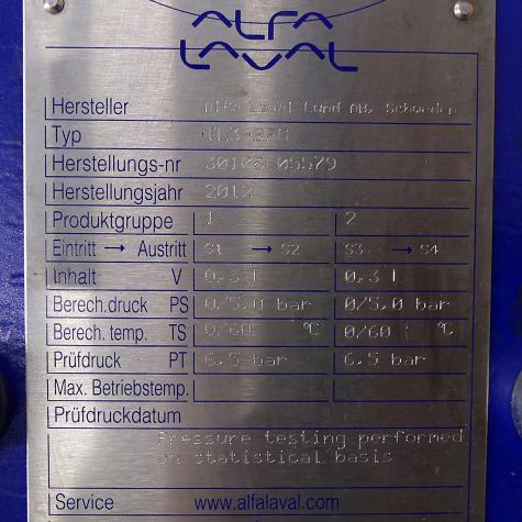Plate cooler TL3-BFG Used