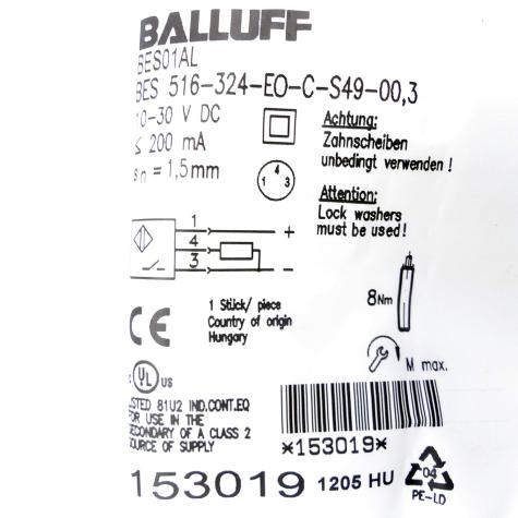 Inductive sensor BES01AL  