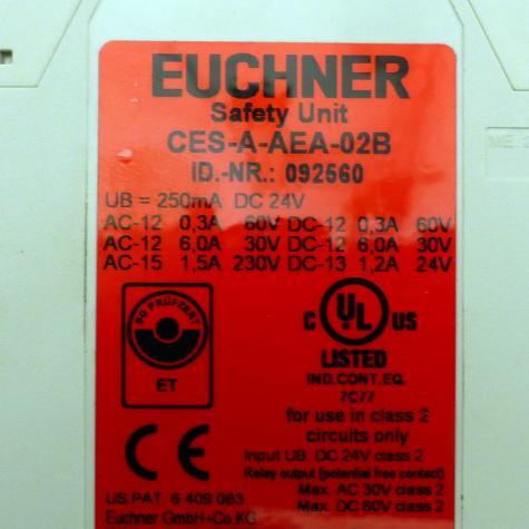 Safety Unit / Evaluation Unit  Used