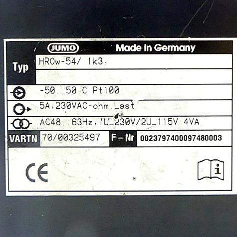 Temperature controller PT100  Used