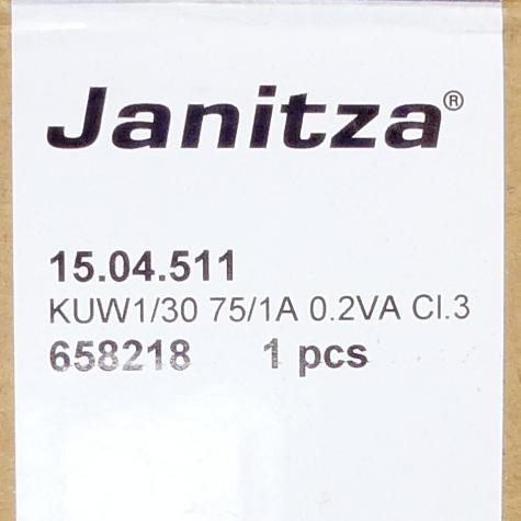 Stromwandler KUW1/30 75/1A 0.2VA CI.3 Neu OVP