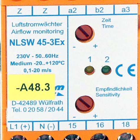 Air flow monitor  Used