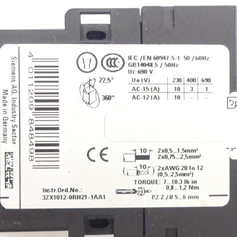 Auxiliary contactor  