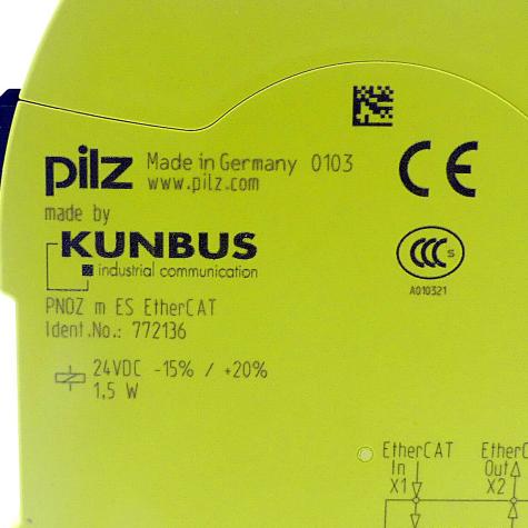 Communication module PNOZ m ES EtherCAT New