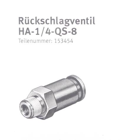 Rückschlagventil 153454 Gebraucht