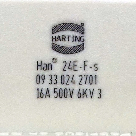 Socket insert Han 24E Han 24 E-BU-S New