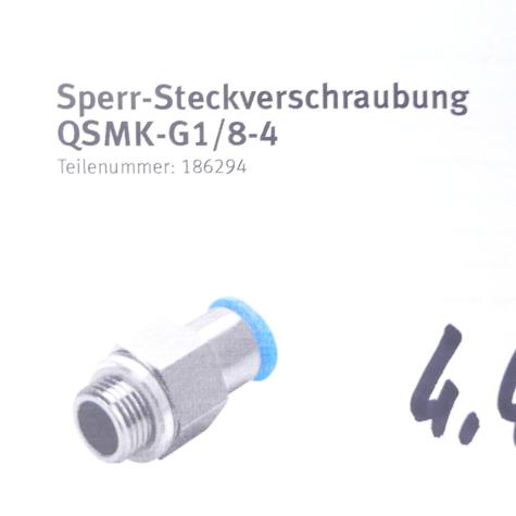 Locking push-in fitting 186294 