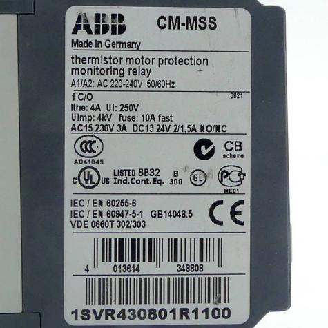 thhermistor motor protection monitoring relay CM-MSS  