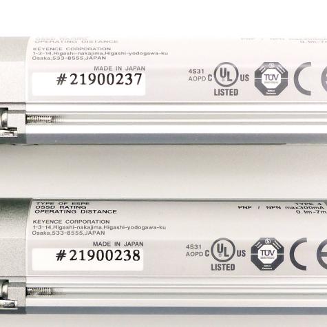 Sicherheitslichtvorhang 21900237  21900238 Neu